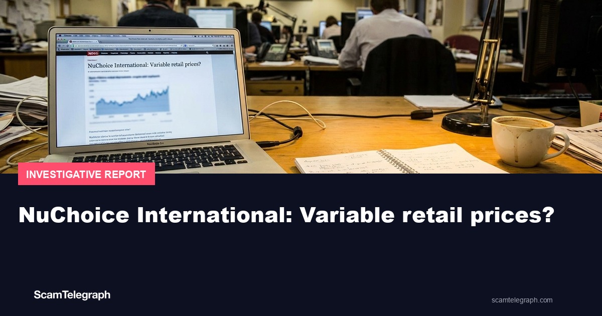 NuChoice International: Variable retail prices?