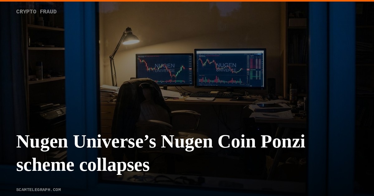 Nugen Universe’s Nugen Coin Ponzi scheme collapses