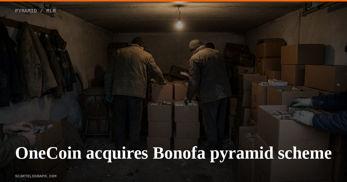 OneCoin acquires Bonofa pyramid scheme