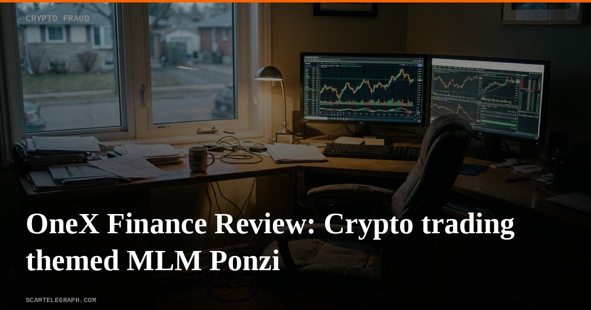 OneX Finance Review: Crypto trading themed MLM Ponzi