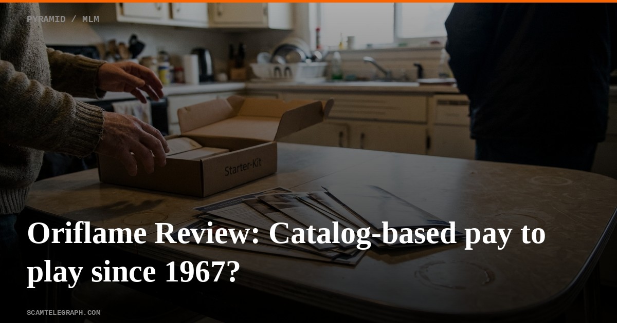 Oriflame Review: Catalog-based pay to play since 1967?