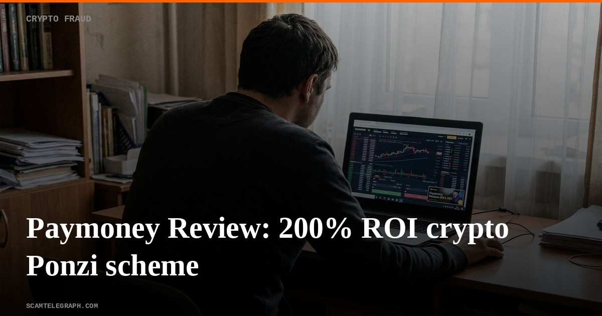 Paymoney Review: 200% ROI crypto Ponzi scheme