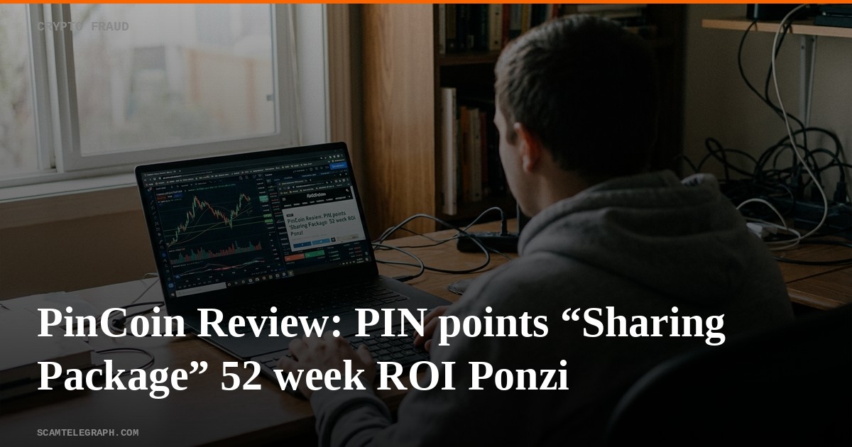 PinCoin Review: PIN points “Sharing Package” 52 week ROI Ponzi