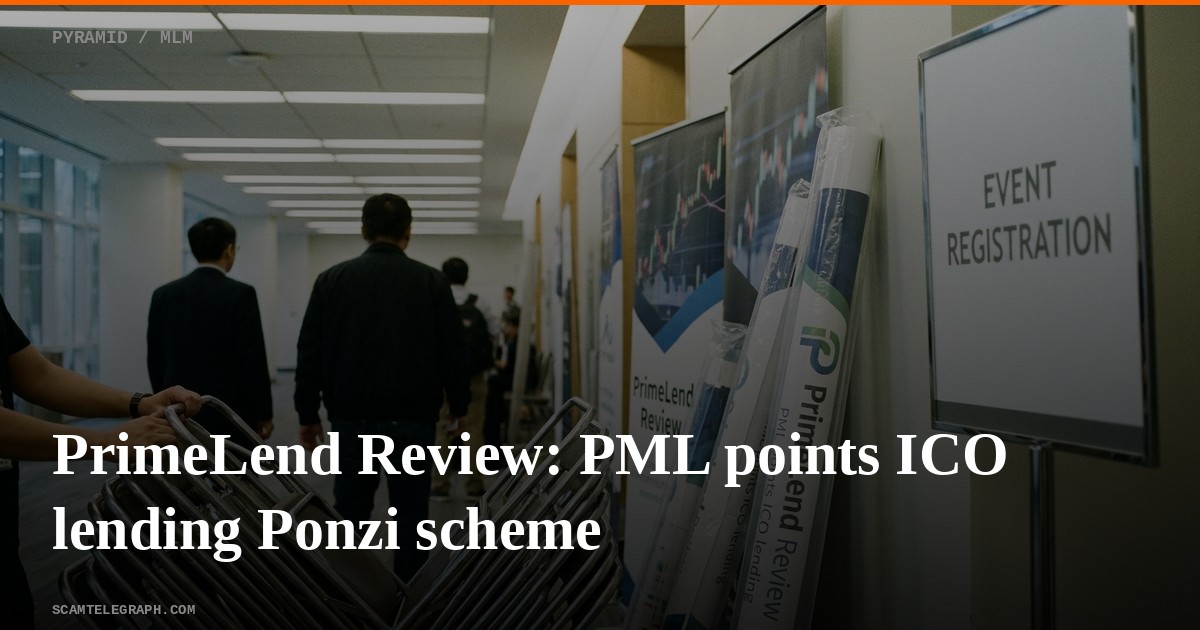 PrimeLend Review: PML points ICO lending Ponzi scheme