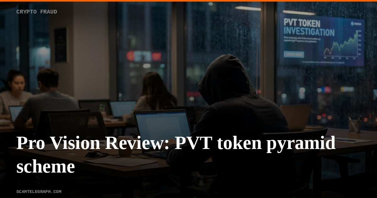 Pro Vision Review: PVT token pyramid scheme