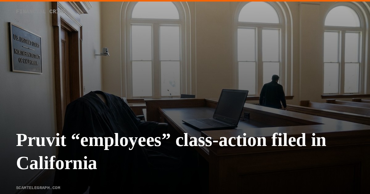 Pruvit “employees” class-action filed in California