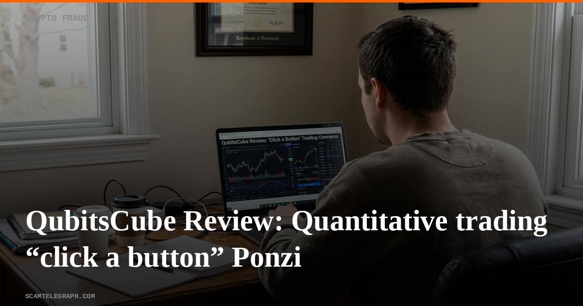 QubitsCube Review: Quantitative trading “click a button” Ponzi