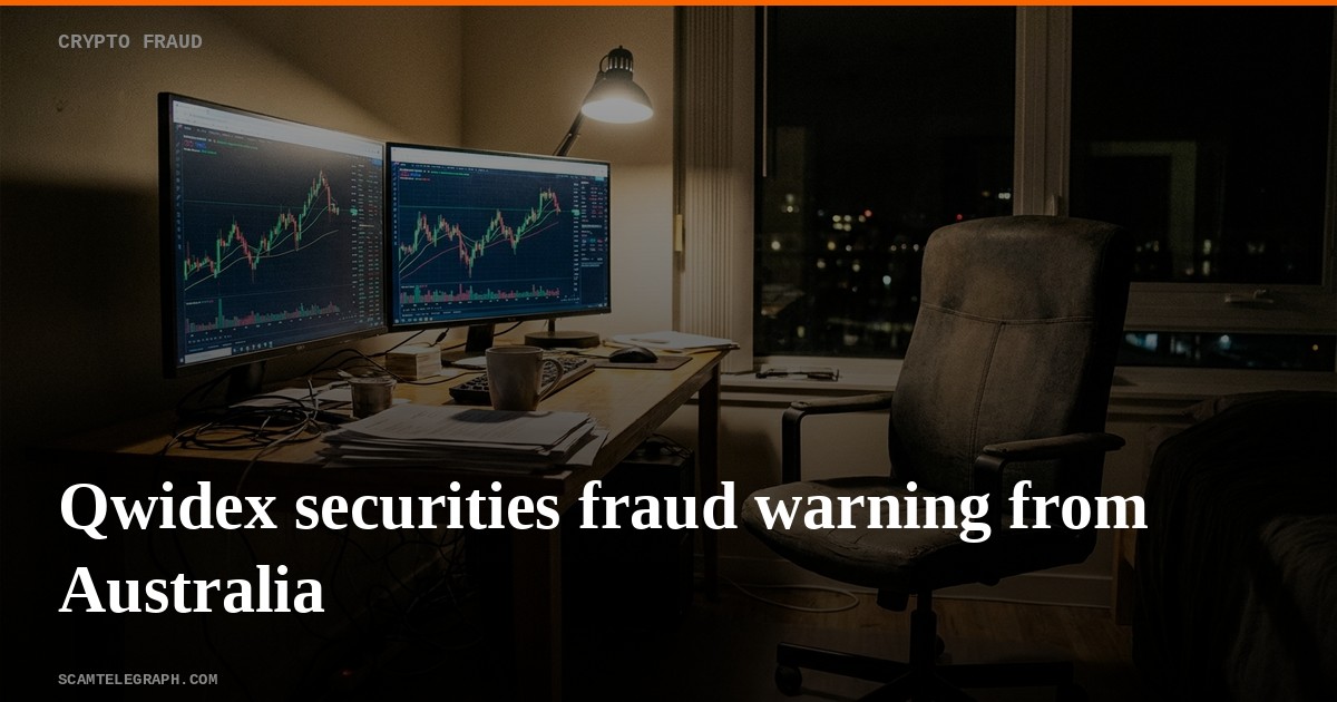 Qwidex securities fraud warning from Australia