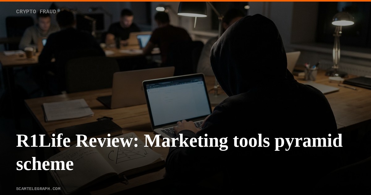 R1Life Review: Marketing tools pyramid scheme