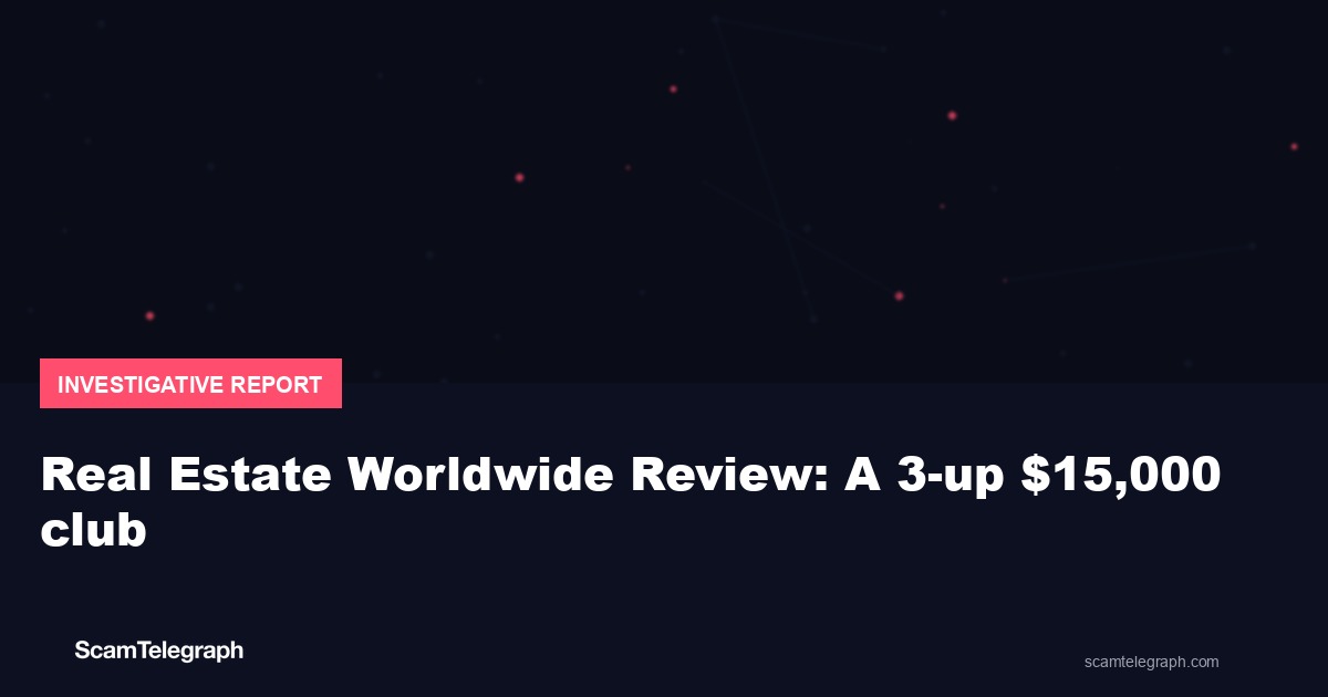 Real Estate Worldwide Review: A 3-up $15,000 club
