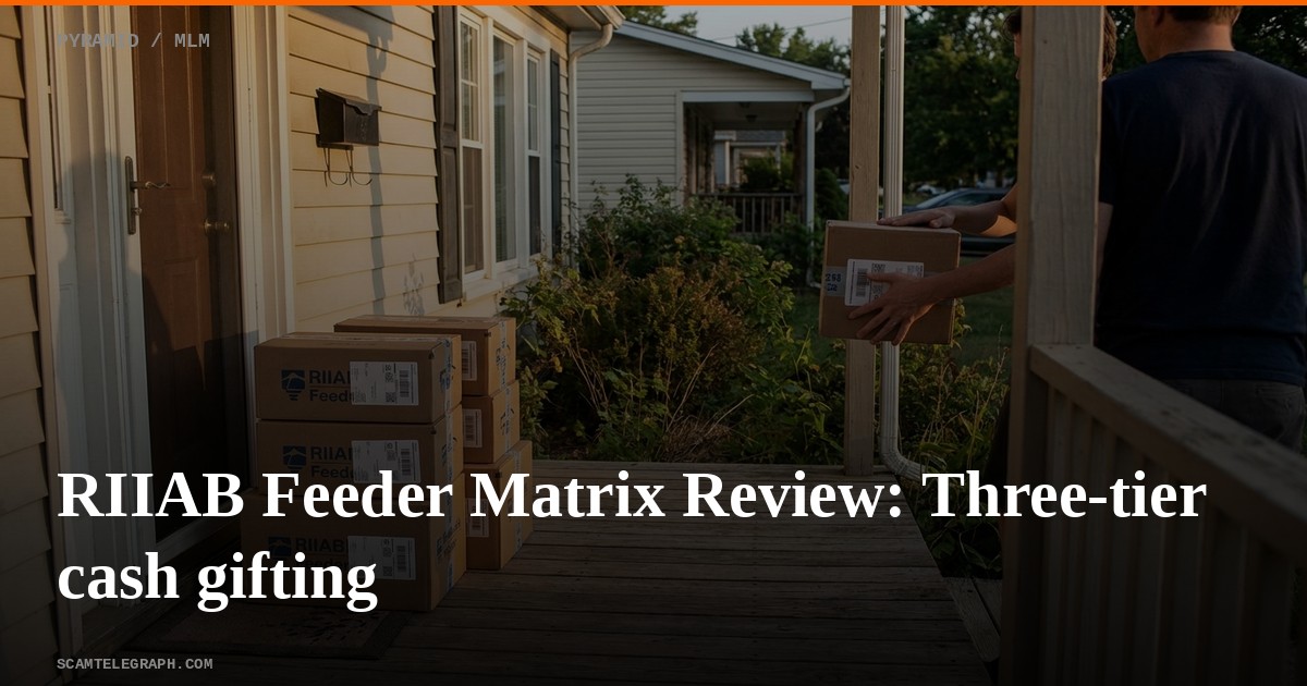 RIIAB Feeder Matrix Review: Three-tier cash gifting