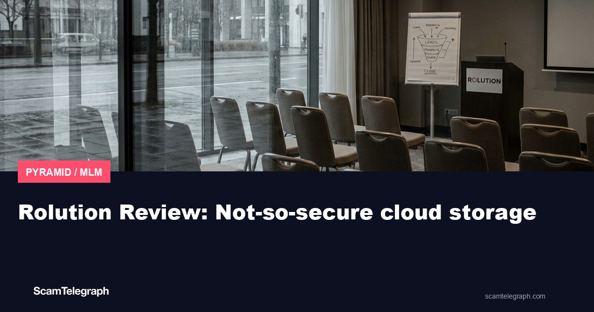 Rolution Review: Not-so-secure cloud storage