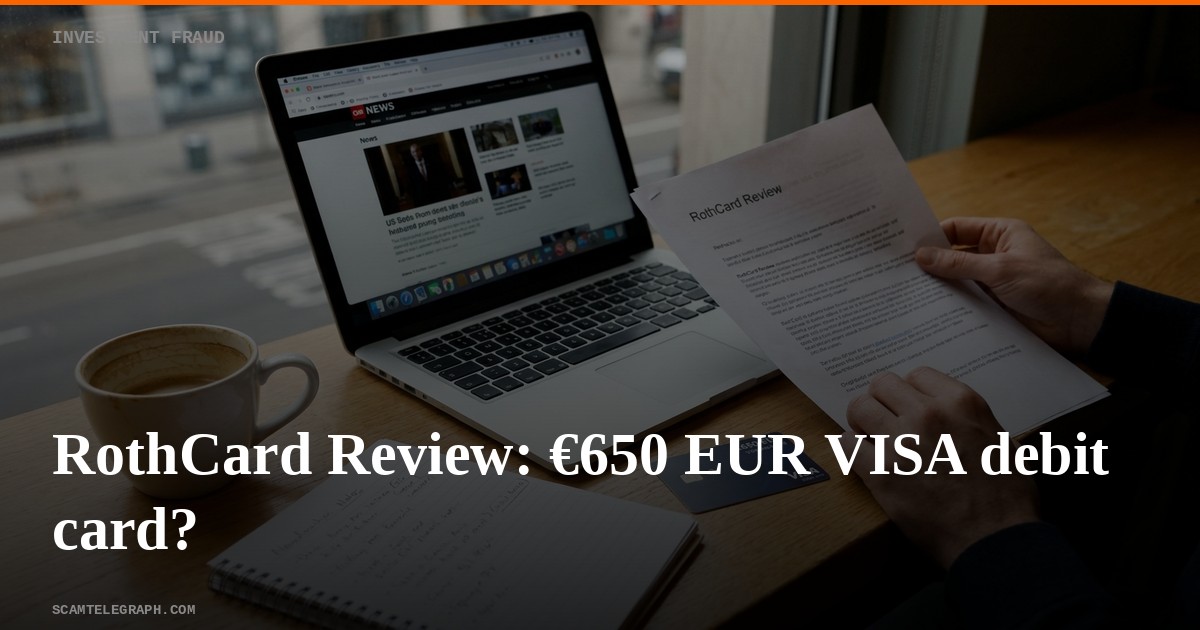 RothCard Review: €650 EUR VISA debit card?