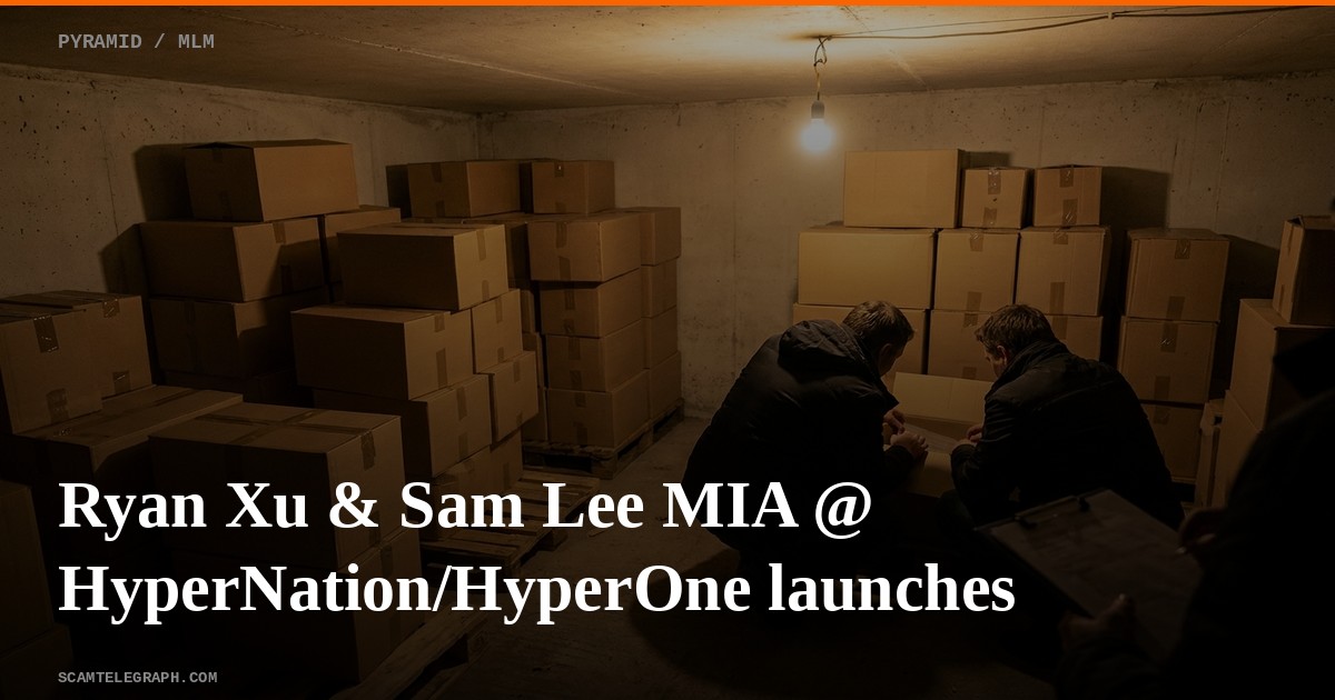 Ryan Xu & Sam Lee MIA @ HyperNation/HyperOne launches