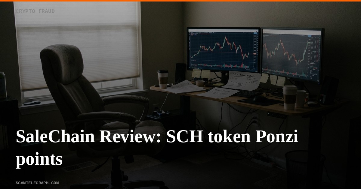 SaleChain Review: SCH token Ponzi points