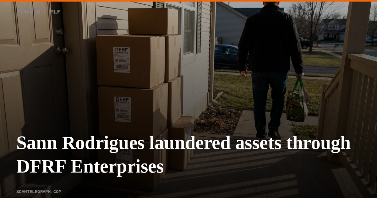 Sann Rodrigues laundered assets through DFRF Enterprises