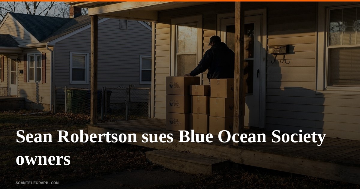 Sean Robertson sues Blue Ocean Society owners