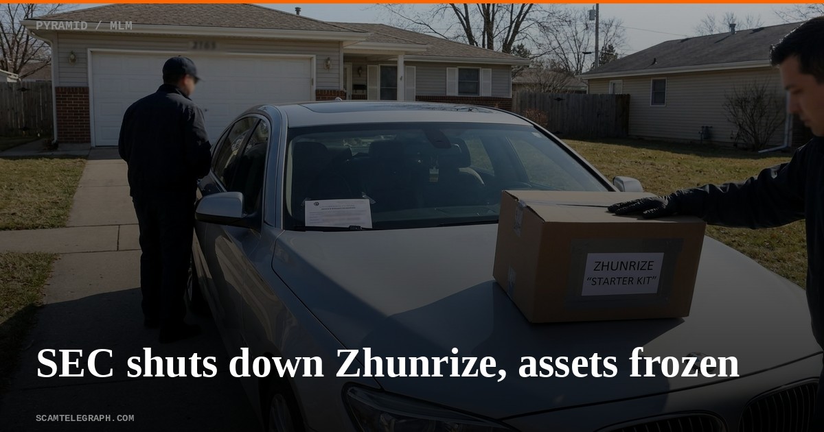 SEC shuts down Zhunrize, assets frozen