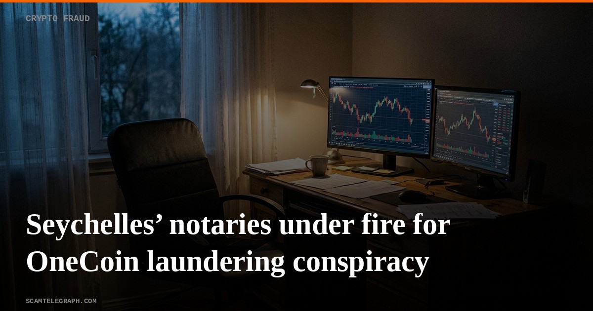 Seychelles’ notaries under fire for OneCoin laundering conspiracy
