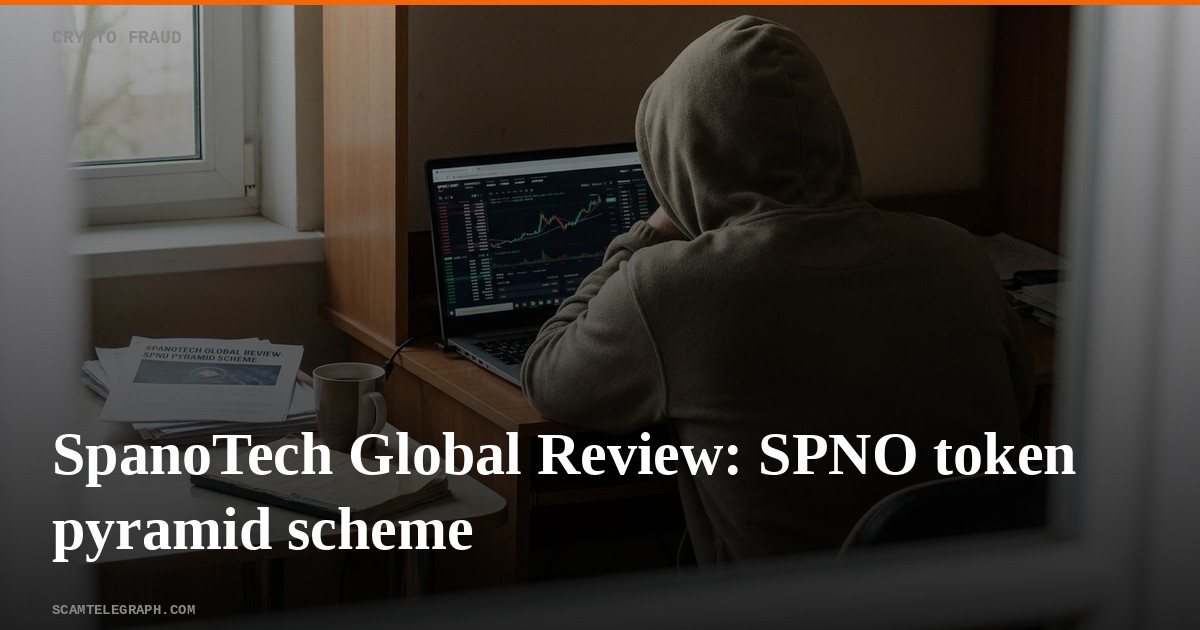 SpanoTech Global Review: SPNO token pyramid scheme