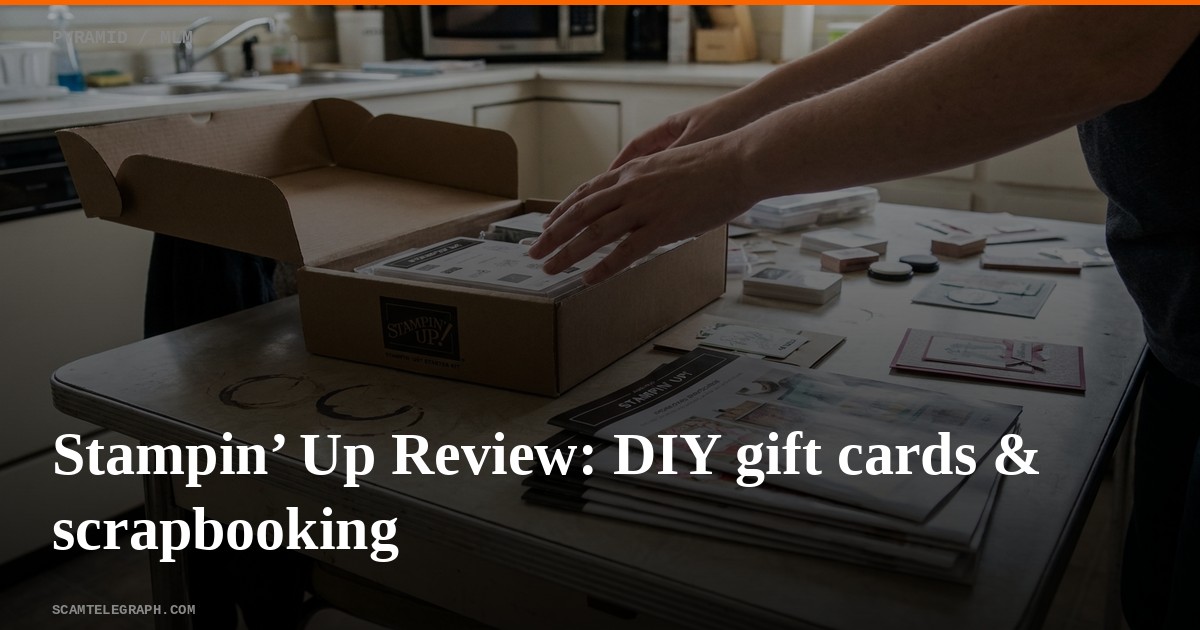 Stampin’ Up Review: DIY gift cards & scrapbooking