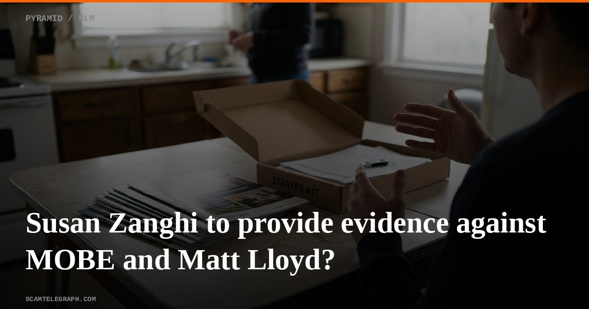 Susan Zanghi to provide evidence against MOBE and Matt Lloyd?
