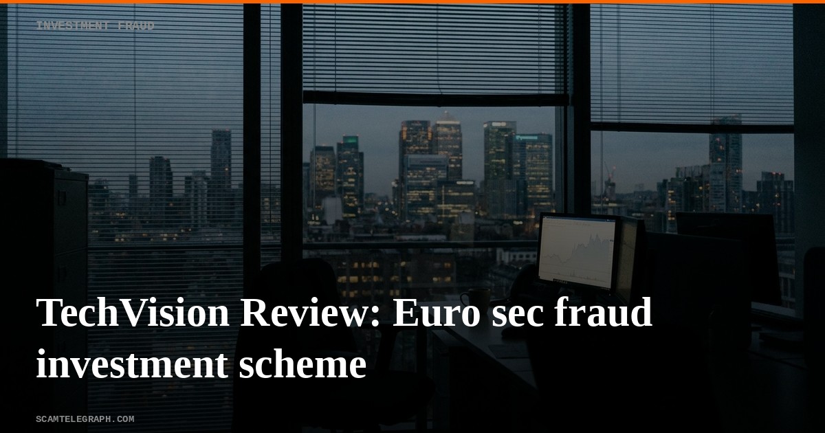 TechVision Review: Euro sec fraud investment scheme
