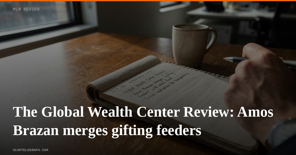 The Global Wealth Center Review: Amos Brazan merges gifting feeders
