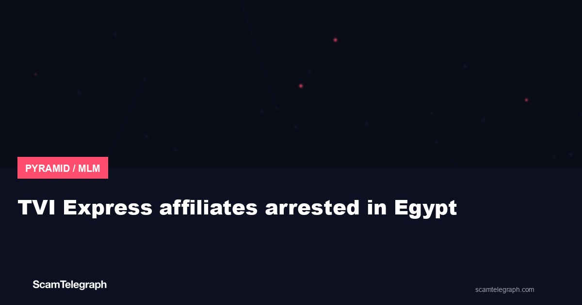 TVI Express affiliates arrested in Egypt