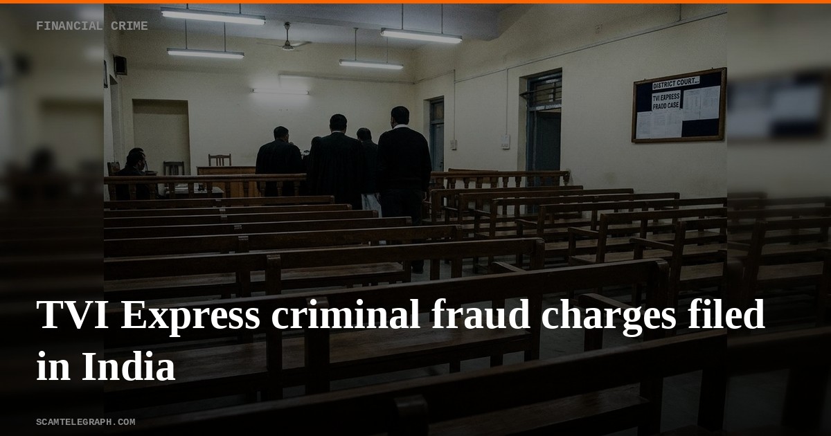 TVI Express criminal fraud charges filed in India