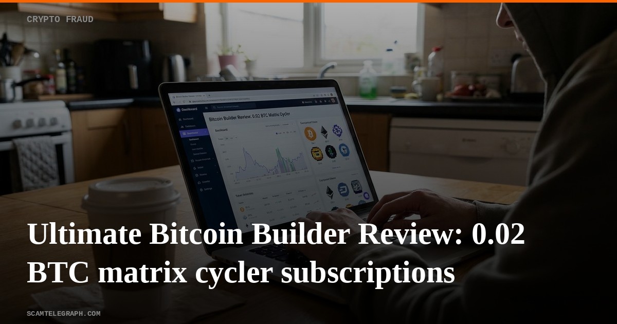 Ultimate Bitcoin Builder Review: 0.02 BTC matrix cycler subscriptions