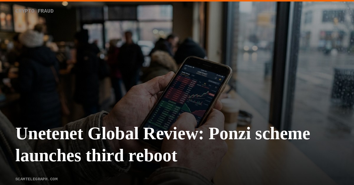 Unetenet Global Review: Ponzi scheme launches third reboot