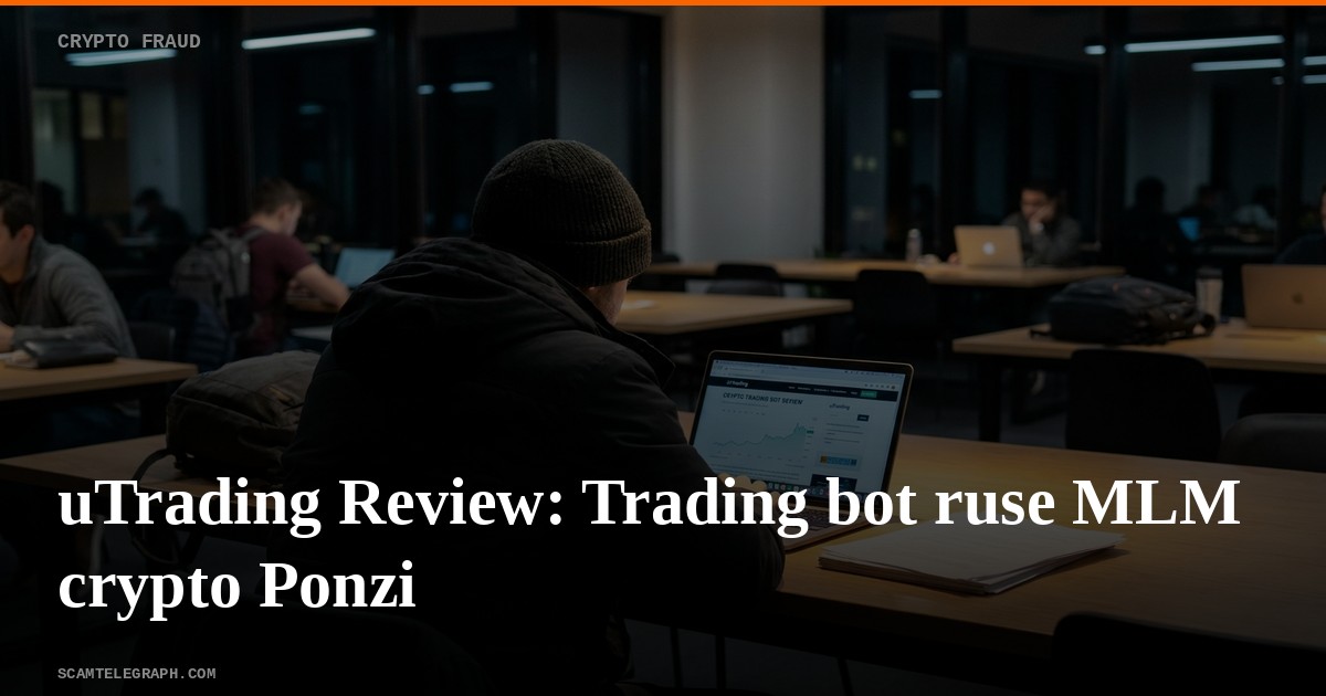 uTrading Review: Trading bot ruse MLM crypto Ponzi