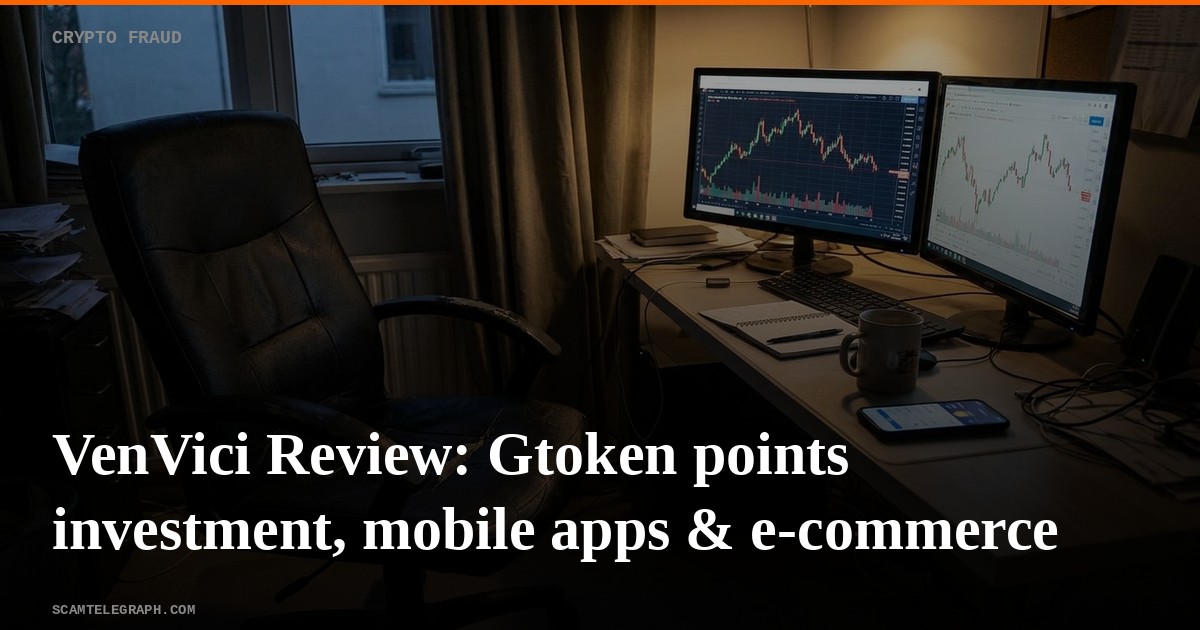 VenVici Review: Gtoken points investment, mobile apps & e-commerce