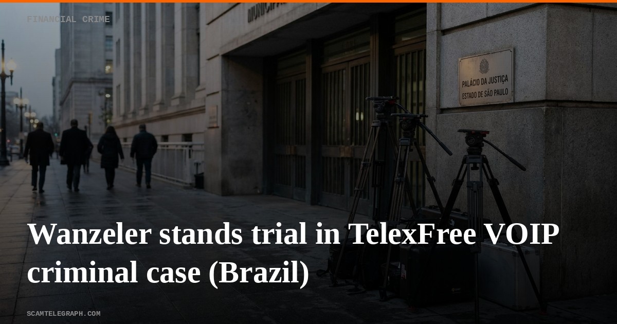 Wanzeler stands trial in TelexFree VOIP criminal case (Brazil)