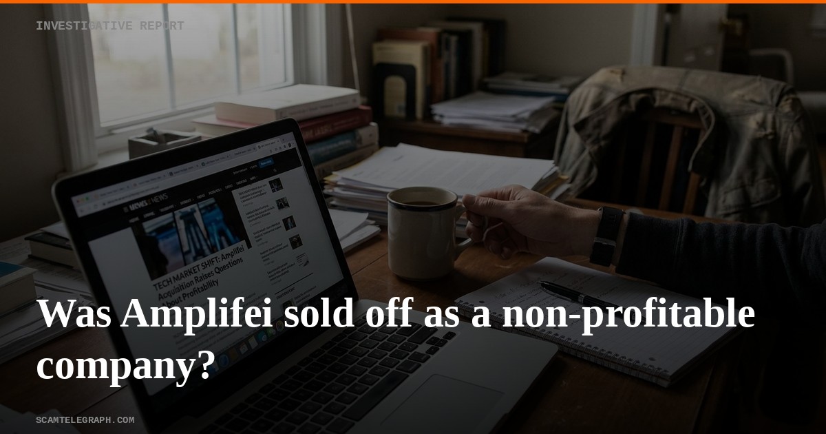 Was Amplifei sold off as a non-profitable company?