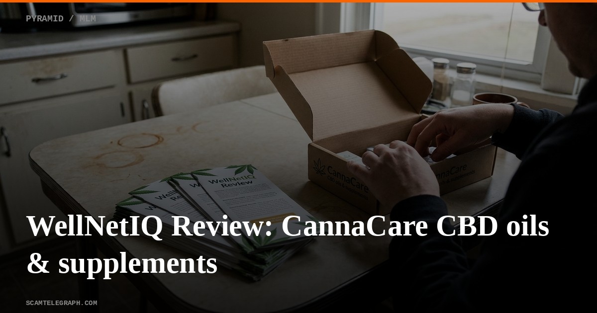 WellNetIQ Review: CannaCare CBD oils & supplements