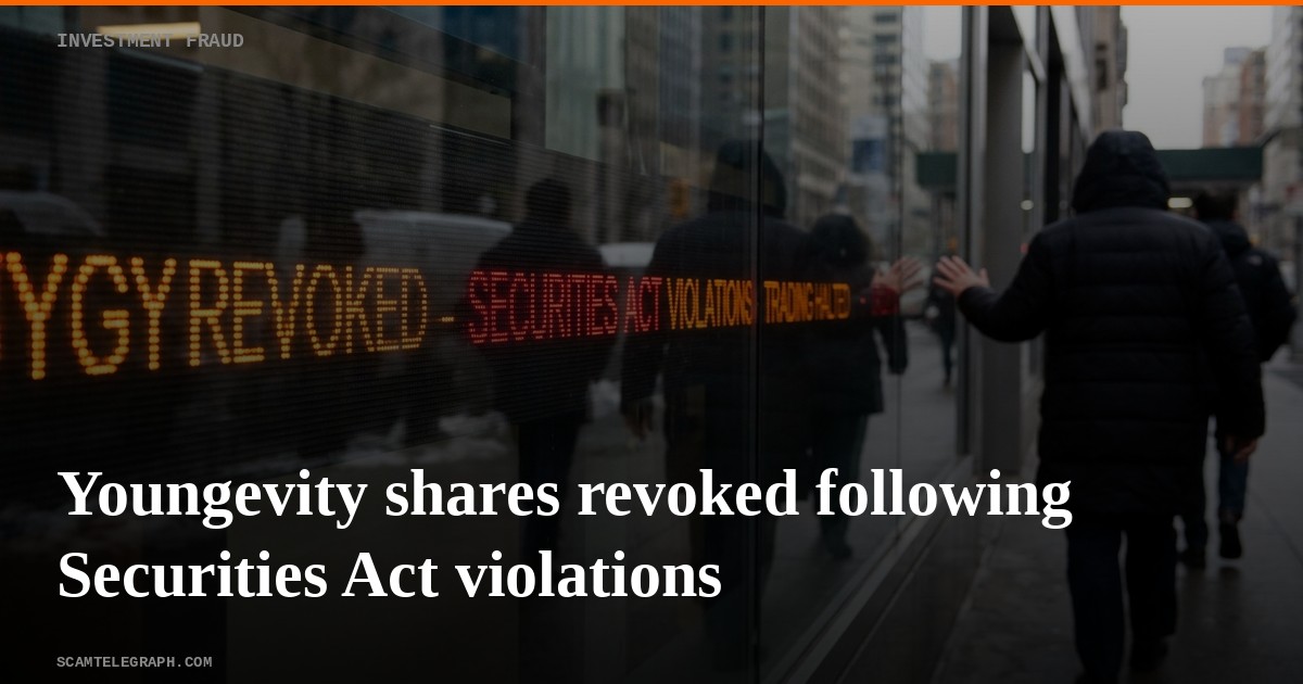 Youngevity shares revoked following Securities Act violations
