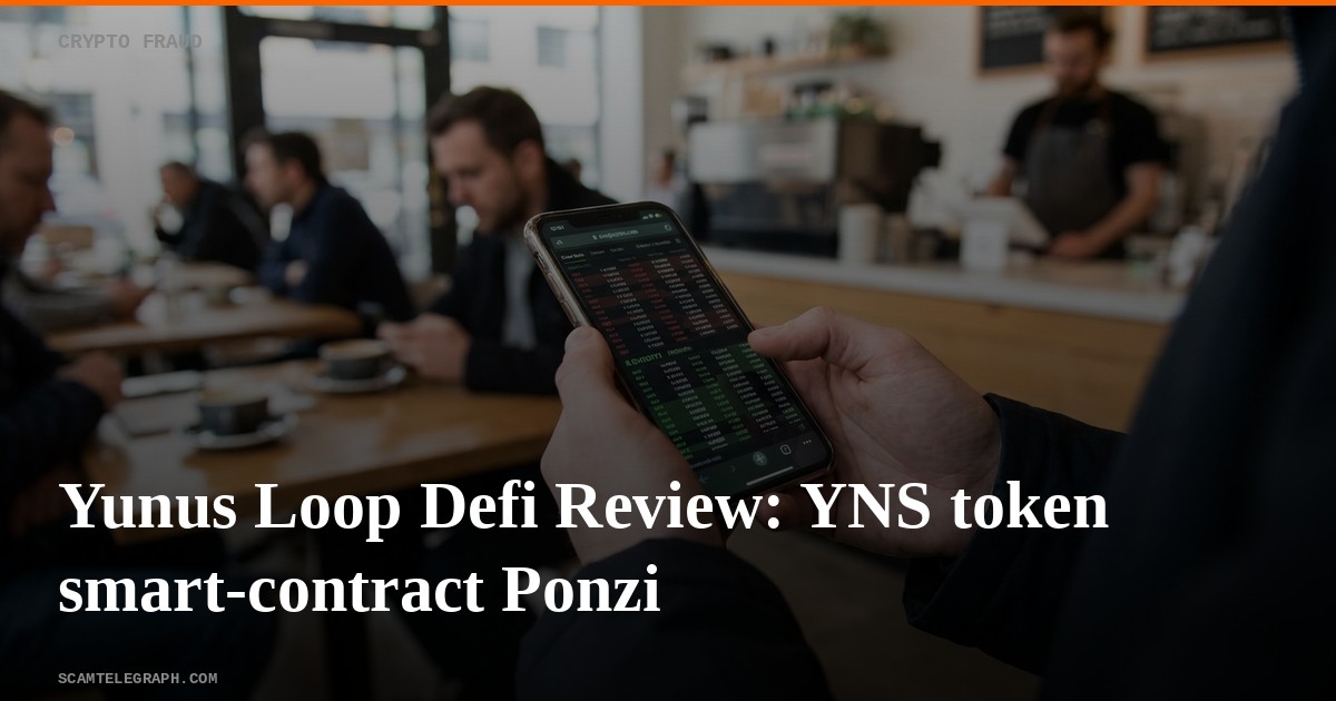 Yunus Loop Defi Review: YNS token smart-contract Ponzi