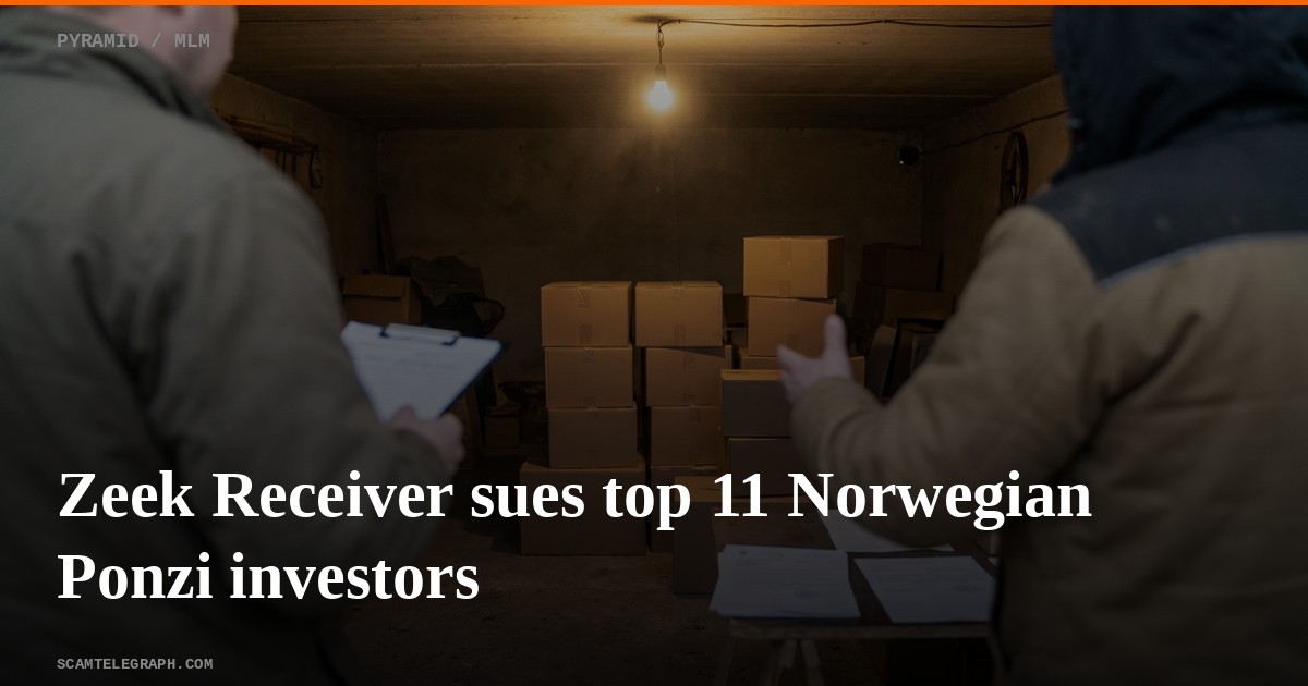 Zeek Receiver sues top 11 Norwegian Ponzi investors