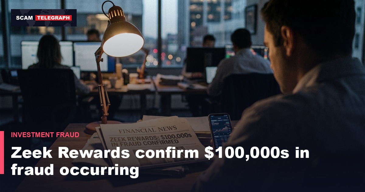 Zeek Rewards confirm $100,000s in fraud occurring