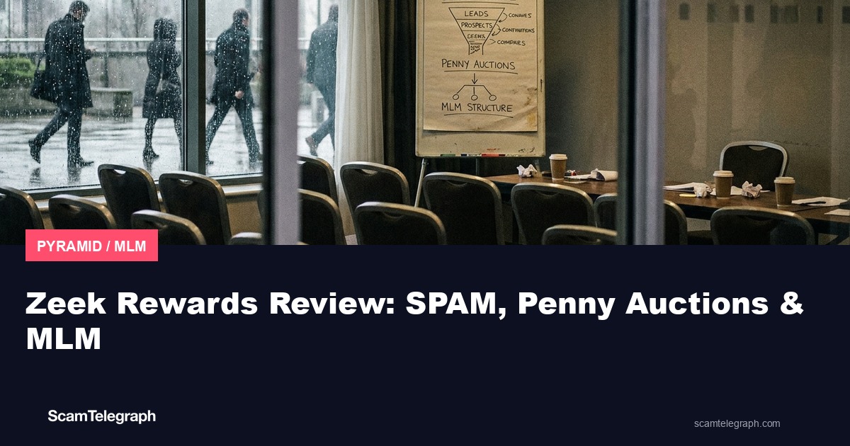 Zeek Rewards Review: SPAM, Penny Auctions & MLM